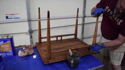 Refinishing Lane Acclaim End Tables – ASMR — YouTube video thumbnail