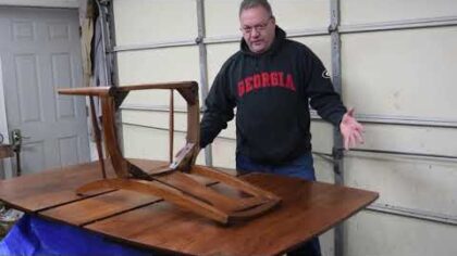 Mid Century Dining Set Restoration – Part 2 – The Table — YouTube video thumbnail