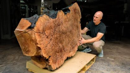 400 Pound Woodworking — YouTube video thumbnail