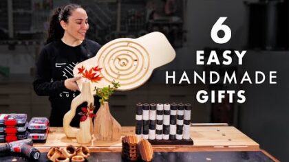 6 Gift Ideas You Can Make with Basic Tools (Kids can make these too!) — YouTube video thumbnail