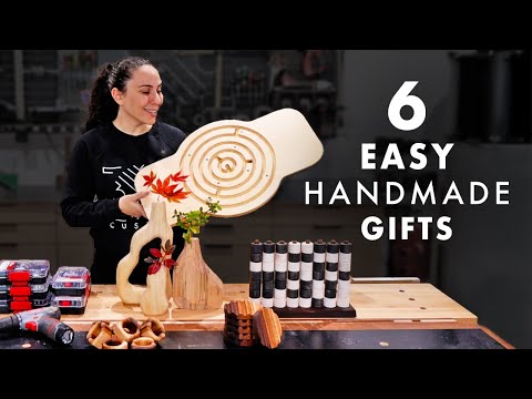 6 Gift Ideas You Can Make with Basic Tools (Kids can make these too!) — YouTube video thumbnail