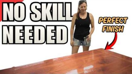 Wood Finishing Tips + Goof-Proof Polyurethane — YouTube video thumbnail