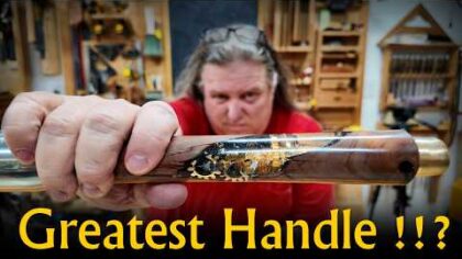 Adventures in Turning the Worlds Greatest Tool Handle- A Stream Punk Slacker Stack River Epoxy Mess — YouTube video thumbnail