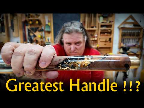 Adventures in Turning the Worlds Greatest Tool Handle- A Stream Punk Slacker Stack River Epoxy Mess — YouTube video thumbnail
