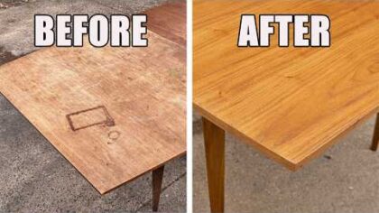 $15 💵 Marketplace Find!! 🏆| MCM Dining Table Restoration & Repair — YouTube video thumbnail