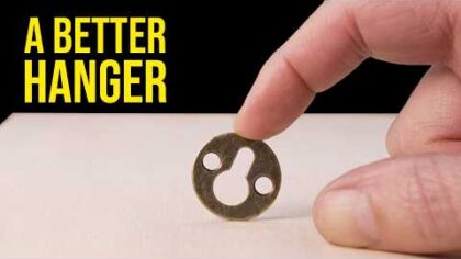 A woodworker’s guide to installing keyhole hangers. They aren’t hard. — YouTube video thumbnail