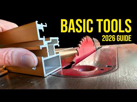 2026 BEGINNERS’ GUIDE to the TOOLS and SUPPLIES you need to start a woodworking hobby — YouTube video thumbnail