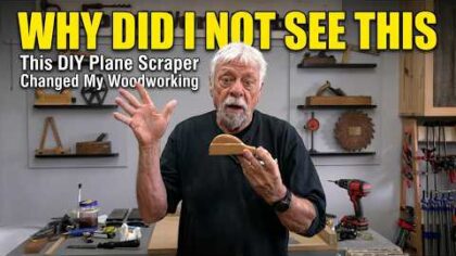 This DIY Plane Scraper Changed My Woodworking — YouTube video thumbnail