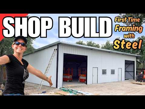 Prefab Shop! Just Bolt & Screw it Together — YouTube video thumbnail