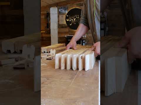 One Pallet. One Saw. Three Sawhorses. — YouTube video thumbnail