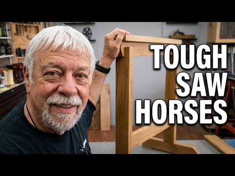 DIY Woodworking Trestle Sawhorses That Actually Last — YouTube video thumbnail