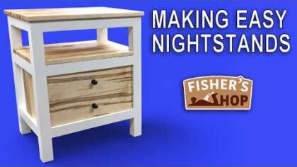 Woodworking: Making Easy Nightstands — YouTube video thumbnail