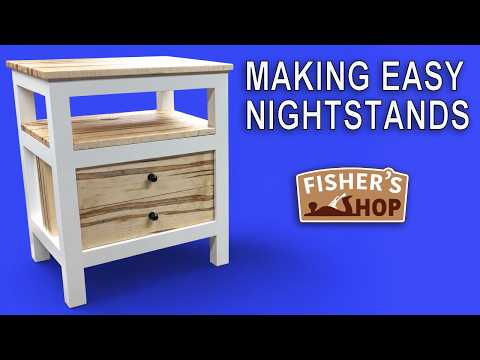 Woodworking: Making Easy Nightstands — YouTube video thumbnail
