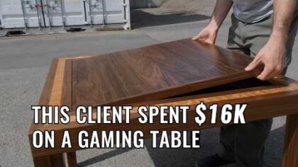 Our Client Spent $16K on a Gaming Table — YouTube video thumbnail