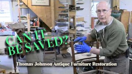Restoring an Antique Chair After a Botched Repair — YouTube video thumbnail