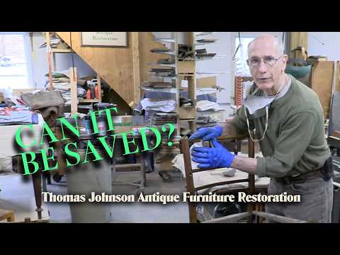 Restoring an Antique Chair After a Botched Repair — YouTube video thumbnail