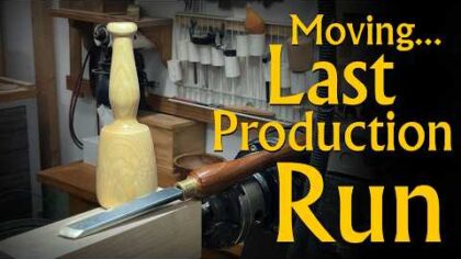 Will delete l8r.: The last thing I turn in this shop. – A Production Run of Mallets — YouTube video thumbnail