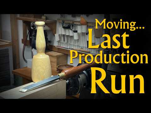 Will delete l8r.: The last thing I turn in this shop. – A Production Run of Mallets — YouTube video thumbnail