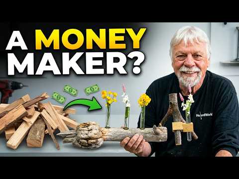 Turn Wood Scraps into Expensive Test Tube Planters? — YouTube video thumbnail