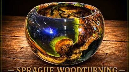 Woodturning – This Rotten Maple Was Destined for the Firewood Pile… Until Epoxy Saved It!! — YouTube video thumbnail