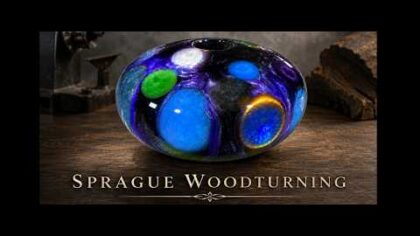 woodturning – Epoxy Globes and Maple Burl: Possibly My Greatest Hollow Form Ever!! — YouTube video thumbnail