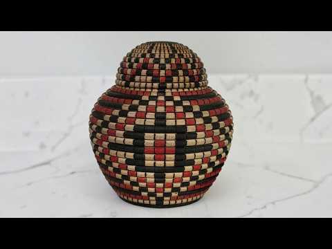 Woodturning Basket Illusion Lidded Box — YouTube video thumbnail