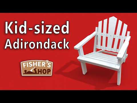 Woodworking: Adirondack chair for kids! — YouTube video thumbnail