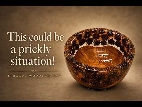 Woodturning – This Could be a Prickly Situation!! — YouTube video thumbnail