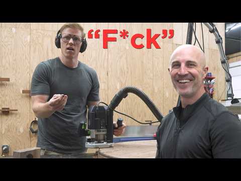 A very wholesome-ish woodworking video — YouTube video thumbnail