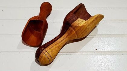 Woodturning – Virtual Craft Festival Turning A Scoop — YouTube video thumbnail