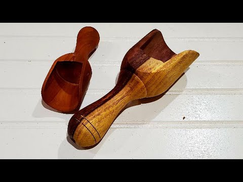 Woodturning – Virtual Craft Festival Turning A Scoop — YouTube video thumbnail