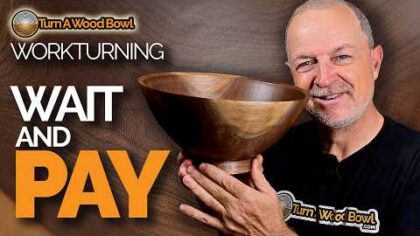 Cracked Walnut Wood Bowl Turning – Video — YouTube video thumbnail