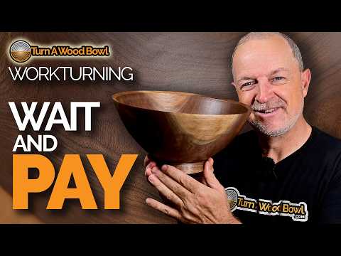 Cracked Walnut Wood Bowl Turning – Video — YouTube video thumbnail