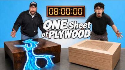 I Built 2 Coffee Tables in 8 Hours — YouTube video thumbnail