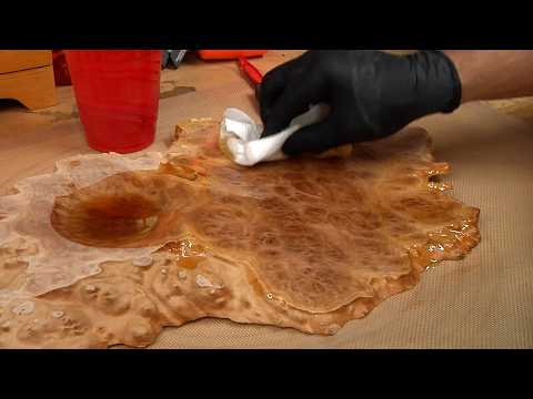 Applying Finish to Burl Wood — YouTube video thumbnail