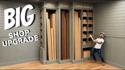 Woodshop Organization || Best Way to Store Plywood — YouTube video thumbnail