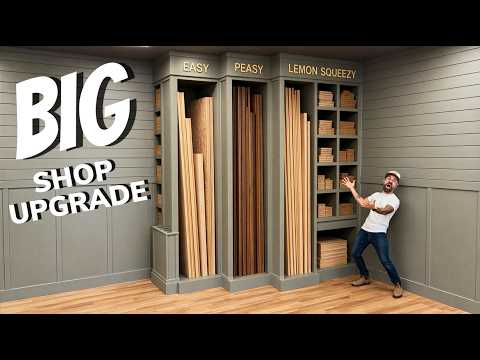 Woodshop Organization || Best Way to Store Plywood — YouTube video thumbnail