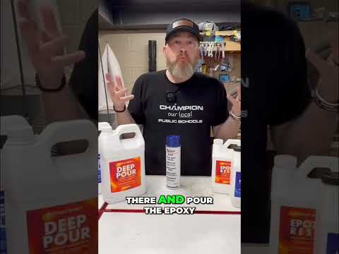 Black Walnut Resin Table: Step-by-Step DIY Guide! #shorts — YouTube video thumbnail