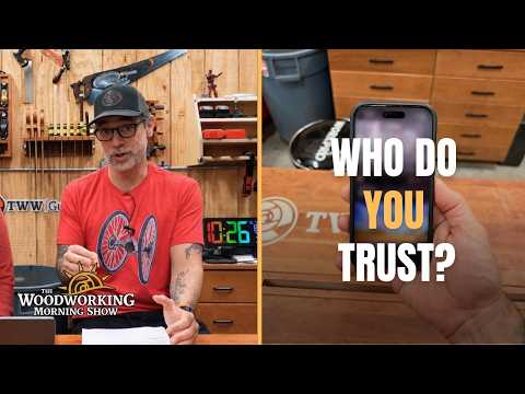 The Worse the Video, the Better the Advice? | Woodworking Morning Show — YouTube video thumbnail