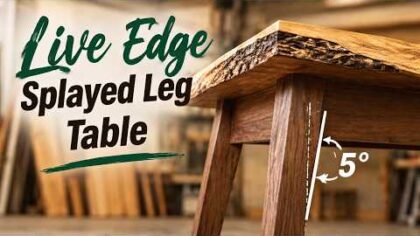 I Understand Now Why Most People Are Afraid to Make this Splayed Leg Table; the Joinery — YouTube video thumbnail