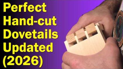 Perfect Hand-cut Dovetail Updated (2026) | RobCosman.com — YouTube video thumbnail