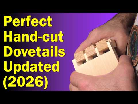 Perfect Hand-cut Dovetail Updated (2026) | RobCosman.com — YouTube video thumbnail