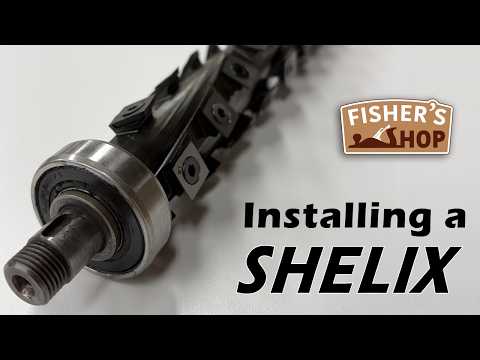 Shop Work: Installing a SHELIX cutterhead into a DeWalt 735 — YouTube video thumbnail