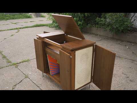 Vintage KLH Stereo Console | Repair, Refinish, Restoration | Applying New Veneer — YouTube video thumbnail