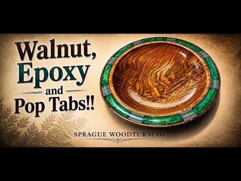 Woodturning – Have I Lost My Mind? Pop Tab Inlay, Really?? — YouTube video thumbnail