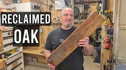 Refurbished Oak Window Sill To Cookie Bowl — YouTube video thumbnail