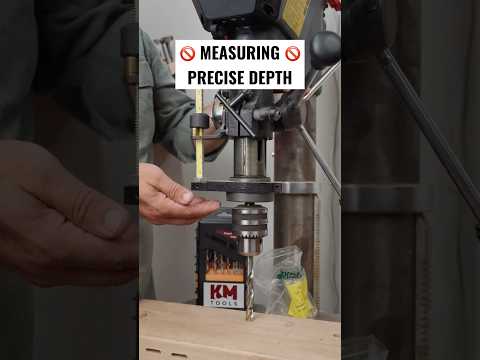 The Fastest Way To Set Drill Depth #workshop #hacks — YouTube video thumbnail