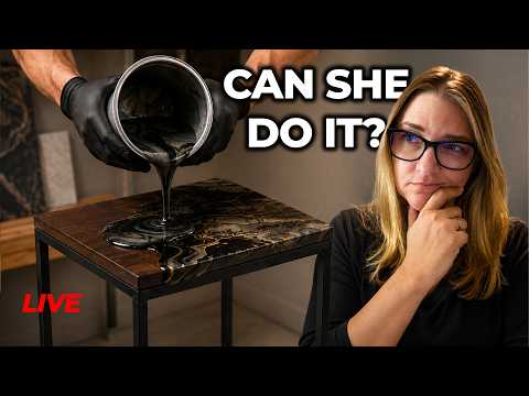 Epoxy Countertops for Beginners: Can a First-Timer do it? | LIVE Free Training — YouTube video thumbnail