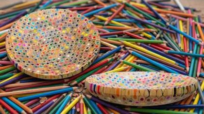 Colored Pencil Dish — YouTube video thumbnail