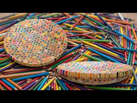Colored Pencil Dish — YouTube video thumbnail